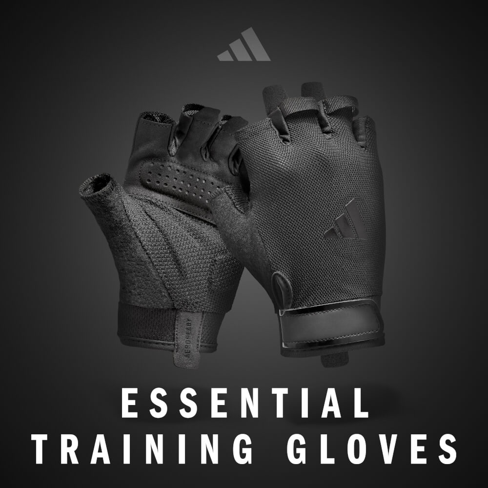 ถุงมือ Essential Training ADIDAS ADGB-15000BK สีดำ ไซส์ XS
